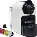 Mixpresso Espresso Machine for Nespresso Compatible Capsule, Programmable Buttons for Espresso and Lungo, 27oz 1400W