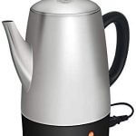 Mixpresso Percolator Coffee Pot, Stainless Steel Coffee Maker With Coffee Basket Percolator Electric Pot - 10 Cup