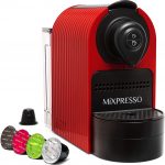Mixpresso Espresso Machine for Nespresso Compatible Capsule, Programmable Buttons for Espresso and Lungo, 27oz 1400W