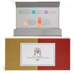 Top 8 Favorites Loose Leaf Tea Sampler, Assorted Variety Tea Box Set, With Earl Grey Tea, Oolong Tea, Jasmine Tea & Assam Black Tea, Single Steeps Tea Chest Gift Teas Box By Mixpresso (Earl Grey, 8)