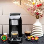 Mixpresso Single Cup Coffee Maker | Personal, Single Serve Coffee Brewer Machine With Coffee Roasters Breakfast Blend K Cups Coffee - Single Serve K-Cup Pods For Most Kuerig Coffee Machines - 48 Count
