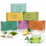 Top 8 Favorites Loose Leaf Tea Sampler, Assorted Variety Tea Box Set, With Earl Grey Tea, Oolong Tea, Jasmine Tea & Assam Black Tea, Single Steeps Tea Chest Gift Teas Box By Mixpresso (Chamomile Tea, Jasmine Green Tea, 6)