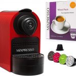 Mixpresso Espresso Machine with Variety Pack Single Serve Espresso Coffee Pod Capsules,100% Italian Coffee, 50 Ct ,19 Bar High Pressure Pump 27oz 1400W Compatible Nespresso Machine .