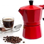 Mixpresso Aluminum Moka stove coffee maker, Classic Italian Coffee Maker, Espresso Maker Stovetop, Excellent Camping Coffee Pot. 3 Cup - 5 oz