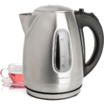 Mixpresso Stainless Steel Electric Kettle, Cordless Pot 1.7L Portable Electric Hot Water Kettle, 1500w Strong Fast Boiling Pot, Water Boiler, Electric Tea Kettle With Boil Dry Protection