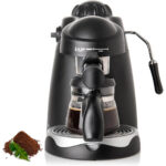 Mixpresso Espresso Maker, 3.5 Bar Espresso Machine With Milk Frother, 4 Cup Espresso/Cappuccino Maker, 800w Coffee Maker With Glass Carafe, Latte and Cappuccino Machine