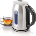Mixpresso Stainless Steel Electric Kettle Temperature Control, 1.7L